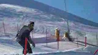 Thiago Snowboarding on Dollar Mountain