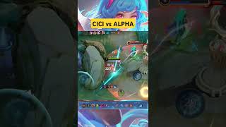 Cici dominate Alpha #mobilelegends #mlbbcici #mlbb #topglobalcici #gameplay #alpha #cici #shorts