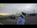 【vfr800f】バイク女子が立ちゴケしました