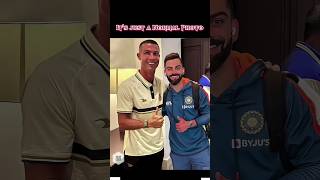 Virat kohli and Ronaldo : Collab photos #shorts #ronaldo #viratkohli