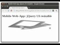 jQuery UI Resizable