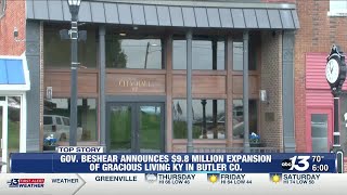 Gov. Beshear announces $9.8 million expansion of Gracious Living KY in Butler County