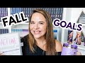 MY FALL GOALS 👻🍂 finishing TDOVS, reader subscription, audiobooks, Preptober & more