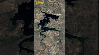 Changing Water Level of O.H.Ivie Lake, Texas, USA ||#shorts ||#timelapse ||#ivielake ||#texas