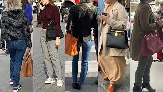 Hermés bag in Paris, Birkin, Kelly,  /paris street style, paris street fashion.