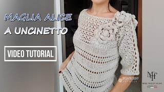 MAGLIA ALICE A UNCINETTO