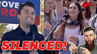 Charlie Kirk DISMANTLES Brainwashed College Student, Then She INSULTS Audience!