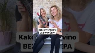 Da li možeš BEZ VADIČEPA da otvoriš flašu vina? #kafoholicarke #kakoda #trik #sorts #viral #homehack