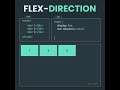 Learn CSS Flexbox Flex-direction in 23 Seconds