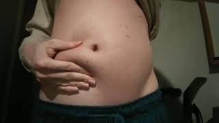 all-day belly stuffing - before & after
