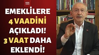 Kılıçdaroğlu'nun Emeklilere 4 Vaadi! EYT'lilerin 'Yeşil Pasaport' Detayı!