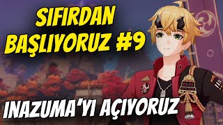 INAZUMA'YI AÇIYORUZ | Yeni Bölge Keşfi \u0026 Sıfırdan Başlıyoruz Bölüm 9 | Genshin Impact Türkçe