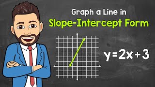 Graph a Line in Slope-Intercept Form | Math with Mr. J
