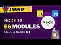 EcmaScript Modules in NodeJS // Upgrade your Projects to ES Modules