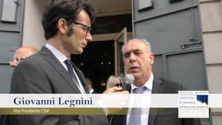 #XXXIICongressoANM, intervista a Giovanni Legnini, vicepresidente del CSM