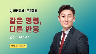 같은 명령, 다른 반응ㅣ민 14:1-10ㅣ주일예배ㅣ25.2.9ㅣ강병국 담임목사ㅣ드림교회