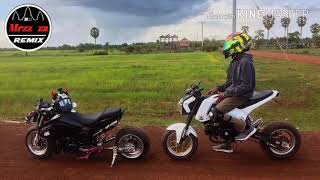 ជីវិតអ្នកលេងម៉ូតូ rider mini bike in cambodia remix 2019 tik tok