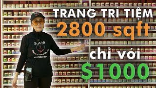 Trang trí tiệm nail 2800 sqft chỉ với $1000| LUXE NAIL, Wichita KS | Nails Today Show™|  S7-EP4