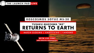 LIVE! MZ/Soyuz MS20 Return to Earth