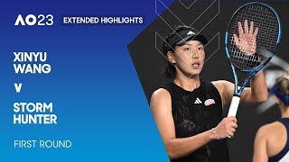 Xinyu Wang v Storm Hunter Extended Highlights | Australian Open 2023 First Round