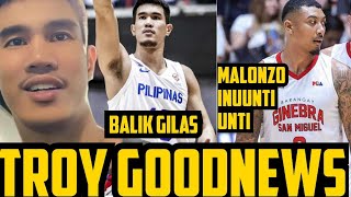 GINEBRA TROY ROSARIO BALIK SA GILAS PILIPINAS | GINEBRA JAMIE MALONZO SLOWLY BUT SURELY