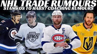 NHL Trade Rumours - Jets, Kings + Stamkos & Marchessault & Coaching Rumours, Masterton Finalists