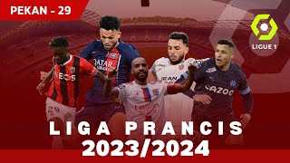 Jadwal Terbaru Liga Prancis 2024 Pekan 29 - FC Lorient vs PSG - Marseille vs Nice