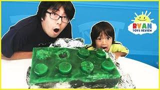 DIY GIANT GUMMY LEGO CANDY! How To Make Jello Gummies for Kids