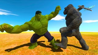 King Kong VS Hulk Battle  | Animal Revolt Battle Simulator | ARBS