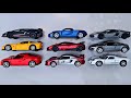 9 Metal Scale Models Super Cars from Kinsmart