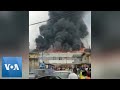 TV Station Set on Fire in Lagos as Nigeria Protests Continue