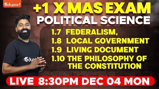 Plus One Humanities Politics | Federalism | Living Document | Eduport Plus One