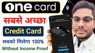 One Card Credit Card full Review hindi One Card FD Credit Card Apply Online #One_Card_Credit_Card