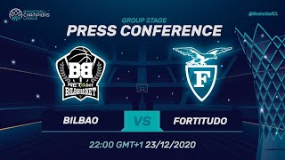 RETAbet Bilbao v Fortitudo Bologna - Press Conference | Basketball Champions League 2020/21