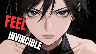 Nightcore –Feel Invincible | Skillet (Female Rock Version) | Lyrics