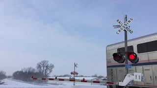 Amtrak 6 Arriving and Departing Lincoln Nebraska