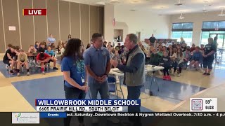 Aaron at Willowbrook Middle School
