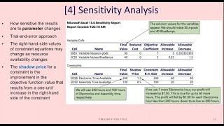 Lecture 02 03 Linear Programming Sensitivity Analysis Changes in Objective Function