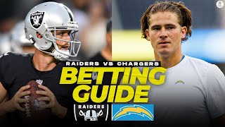 Raiders at Chargers Betting Preview: FREE expert picks, props [NFL Week 1] | CBS Sports HQ