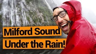 🌧️⛰️ What it’s Really Like to Do a Milford Sound Cruise Under the Rain –  NZ's Biggest Gap Year