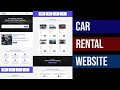 How To Make a Car Rental Website with WordPress  Free | Plugin