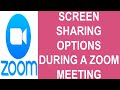 Screen Sharing Settings in Zoom During a Meeting | How to Allow Participants Share Screen Same Time?