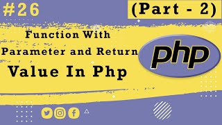 Function with Parameter in PHP (Hindi)