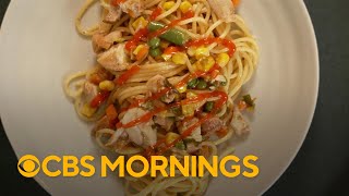 The Dish: Spaghetti stir fry is a family favorite