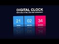 Build Your Own Digital Clock: HTML, CSS, JavaScript Tutorial