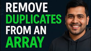 Remove Duplicates from an Array in Java Without Collections