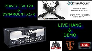 Peavey JSX 120 \u0026 Dynamount X1- R Demo \u0026 Live Hang (With Timestamps)