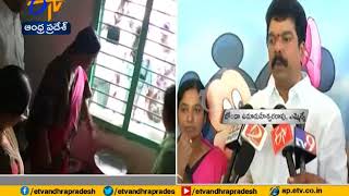 Minister Paritala Sunitha inspects Anganwadi centres at Vijayawada