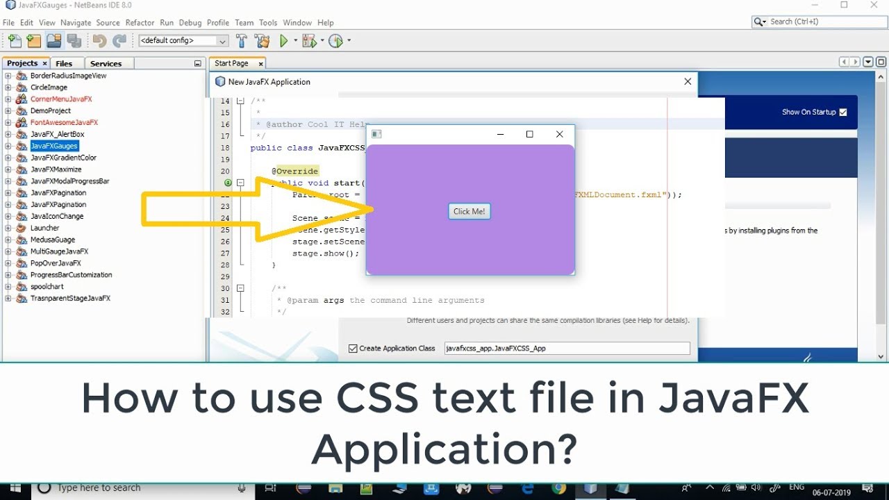 Javafx Tutorial For Beginners 7 Styling With Css In Javafx