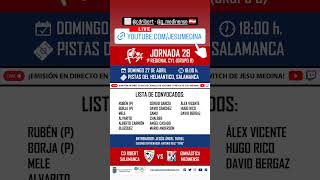 ⚽ CONVOCATORIA ➡️ JORNADA 28 ⬜ CD RIBERT - G.MEDINENSE 🇦🇹📆 SÁBADO 27 DE ABRIL DE 2024 🕖 18:00 h. 🏟️